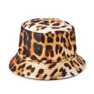 🐆 Moschino nylon animal-print reversible bucket hat